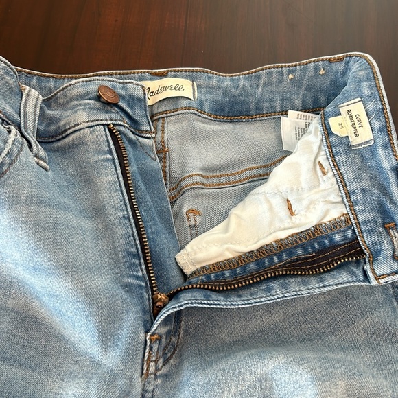 Madewell Curvy Roadtripper High Rise Skinny Jeans Blue Denim Women’s Size 25 - Picture 14 of 17